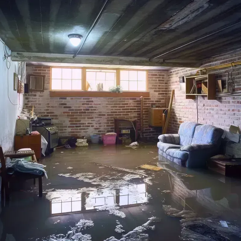 Flooded Basement Cleanup in London, CA